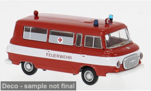 Modellini auto Barkas B 1000 Bus 1960 Feuerwehr 1/87 Brekina