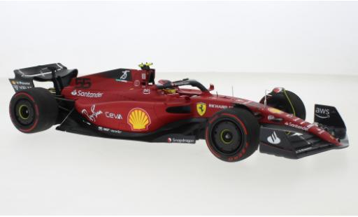 Ferrari F1 1/18 BBR Models -75 No.55 Formel 1 GP Bahrain 2022 modellino in miniatura