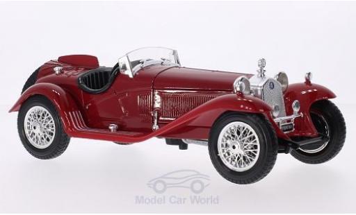 Alfa Romeo 8C 1/18 Burago 2300 Spider Touring rosso RHD ohne Vitrine modellino in miniatura