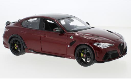 Alfa Romeo Giulia 1/18 Burago GTA metallise rosso 2020 modellino in miniatura
