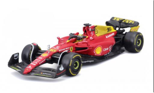 Ferrari F1 1/43 Burago -75 No.16 Scuderia formule 1 GP Monza 2022 modellino in miniatura