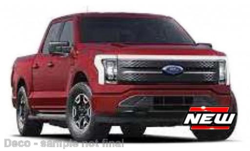Ford F-1 1/43 Burago 50 Lightning metallise rosso 2022 modellino in miniatura