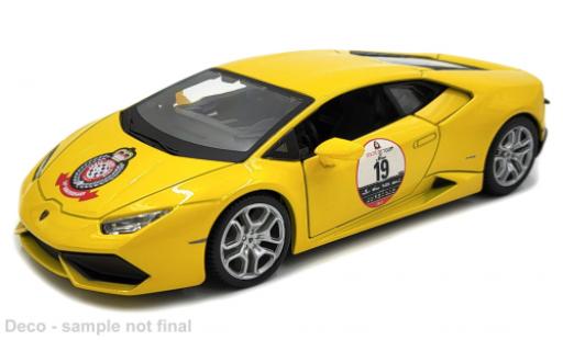 Lamborghini Huracan 1/24 Burago Bburago Performante giallo Zoute Grand Prix 2019 modellino in miniatura
