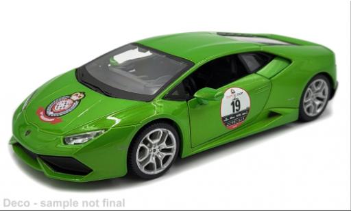 Lamborghini Huracan 1/24 Burago Bburago Performante verde Zoute Grand Prix 2019 modellino in miniatura