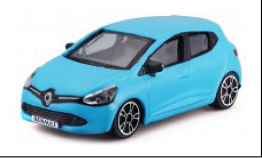 Renault Clio 1/43 Burago blu clair 2013 modellino in miniatura