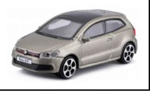 Volkswagen Polo 1/43 Burago V GTI metallise grigio modellino in miniatura