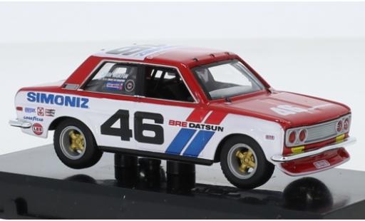 Datsun 510 1/43 Burago No.46 BRE Simoniz J.Morton modellino in miniatura