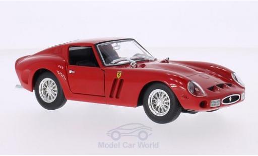 Ferrari 250 1/24 Burago GTO rosso ohne Vitrine modellino in miniatura