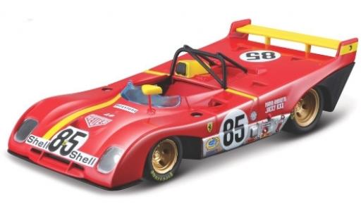 Ferrari 312 1/43 Burago P RHD No.85 Scuderia 6h Watkins Glen 1972 M. Andretti/J.Ickx modellino in miniatura