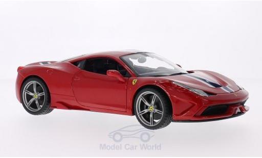 Ferrari 458 1/18 Burago Speciale rosso modellino in miniatura