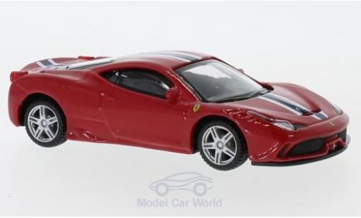 Ferrari 458 1/43 Burago Speciale rosso/bianco pull-back modellino in miniatura