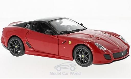 Ferrari 599 GTO 1/24 Burago GTO rosso/nero modellino in miniatura
