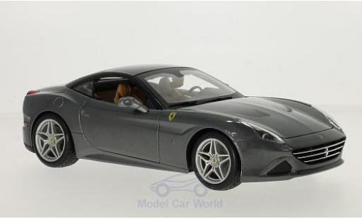 Ferrari California 1/18 Burago T metallico grigio/nero modellino in miniatura
