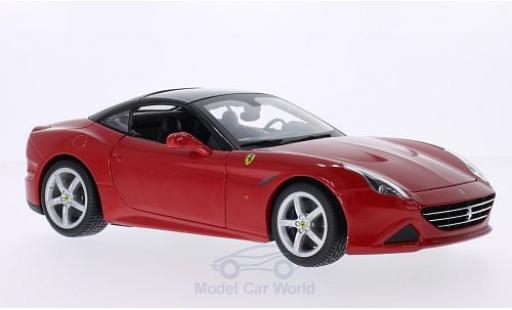 Ferrari California 1/18 Burago T rosso/nero 2014 Verdeck geschlossen modellino in miniatura