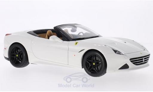 Ferrari California 1/18 Burago T bianco modellino in miniatura