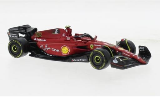 Ferrari F1 1/43 Burago Bburago -75 No.55 Scuderia Formel 1 2022 1:43 modellino in miniatura