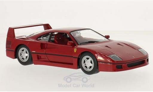 Ferrari F40 1/24 Burago rosso modellino in miniatura