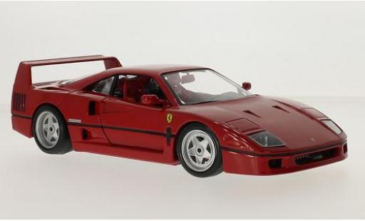 Ferrari F40 1/18 Burago rosso 1990 modellino in miniatura