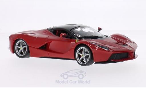 Ferrari LaFerrari 1/24 Burago La rosso/nero ohne Vitrine modellino in miniatura