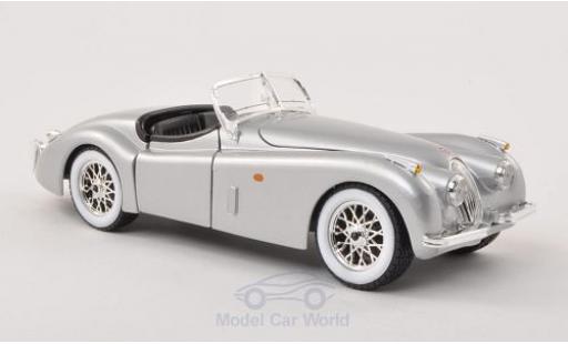Jaguar XK 1/24 Burago 120 Roadster grigio 1948 ohne Vitrine modellino in miniatura