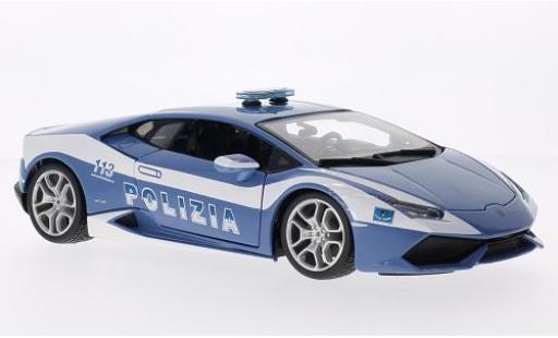 Lamborghini Huracan 1/18 Burago LP 610-4 Polizia modellino in miniatura