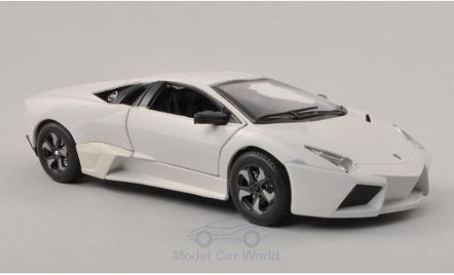 Lamborghini Reventon 1/24 Burago matt-bianco 2007 modellino in miniatura