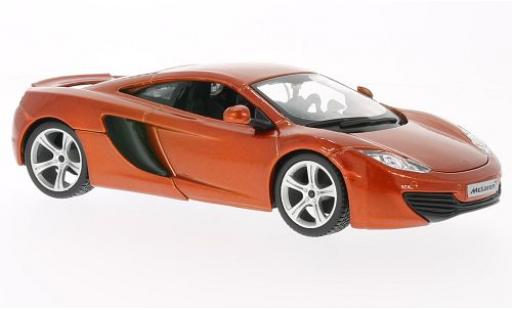 McLaren MP4-12C 1/24 Burago orange modellino in miniatura