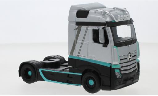 Mercedes Actros 1/43 Burago Gigaspace Custom grigio/Dekor 2020 modellino in miniatura