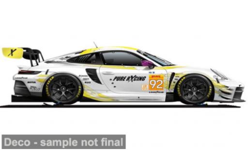 Porsche 911 1/43 Burago Bburago GT3 R Team Manthey #92 1:43 modellino in miniatura