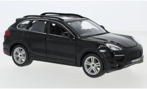 Porsche Cayenne Turbo 1/24 Burago (92A) Turbo nero modellino in miniatura