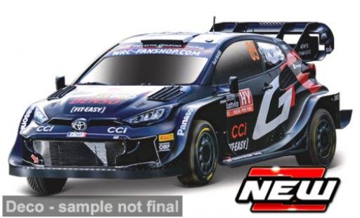 Toyota Yaris 1/43 Burago Bburago GR Rally1 Hybrid 2024 Gazoo Racing #69 1:43 modellino in miniatura