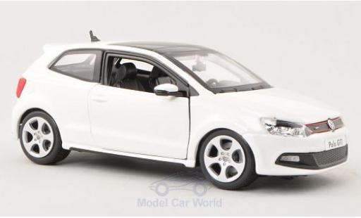 Volkswagen Polo 1/24 Burago V GTI bianco modellino in miniatura