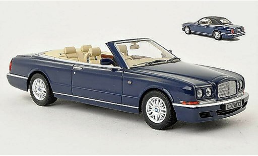 Bentley Azure cabriolet 1/43 Minichamps blu RHD 1996 modellini auto
