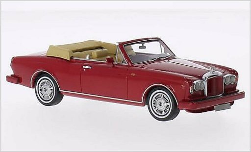 Bentley Continental cabriolet 1/43 Neo DHC rosso RHD 1985 modellini auto
