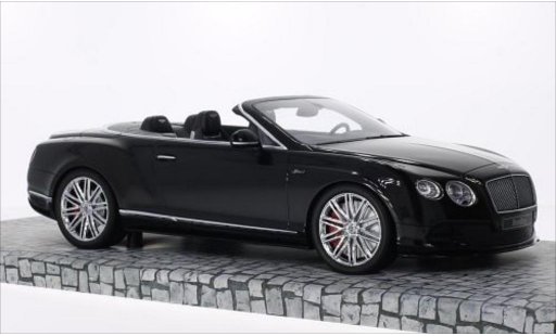Bentley Continental GT Speed Convertible 1/18 Minichamps Convertibile nero 2014 modellini auto