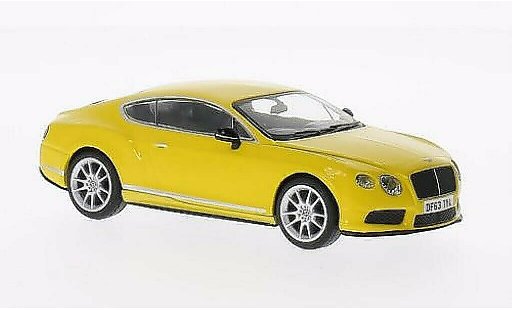 Bentley Continental GT V8 S 1/43 Corgi giallo RHD modellini auto