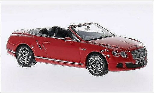 Bentley Continental GTC Speed 1/43 Minichamps rosso 2012 modellini auto