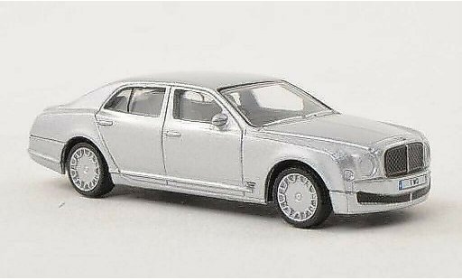 Bentley Mulsanne berline 1/76 Oxford grigio-grigio modellini auto