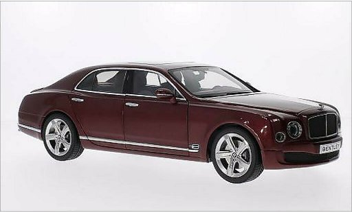 Bentley Mulsanne Speed 1/18 Kyosho metallicoo rosso 2014 modellini auto