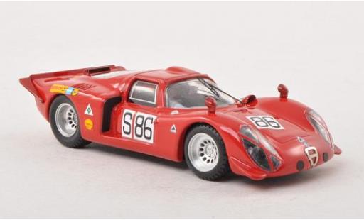 Alfa Romeo 33.2 1/43 Best Coupe No.86 Nürburgring 1969 modellino in miniatura