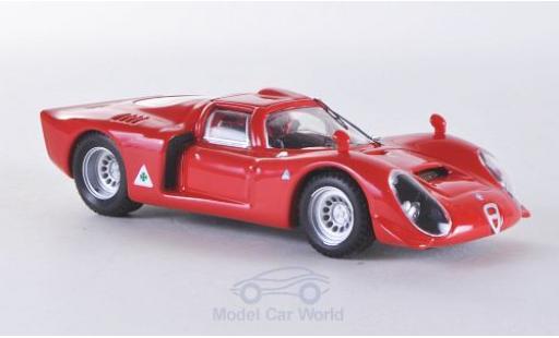 Alfa Romeo 33.2 1/43 Best rosso modellino in miniatura