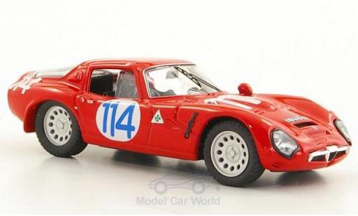 Alfa Romeo TZ2 1/43 Best TZ 2 No.114 Targa Florio 1966 modellino in miniatura