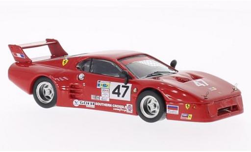 Ferrari 512 1/43 Best BB LM No.47 Tide Racing Daytona 500 1982 A.Davis/B.De Dryver modellino in miniatura