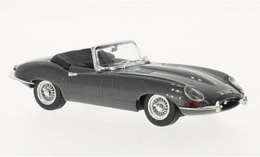Jaguar E-Type 1/43 Best Spyder metallico grigio modellino in miniatura