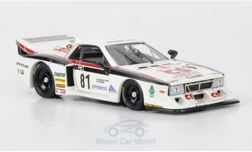 Lancia Beta 1/43 Best Turbo No.81 Vesuvio Racing Monza 1982 Casoni modellino in miniatura