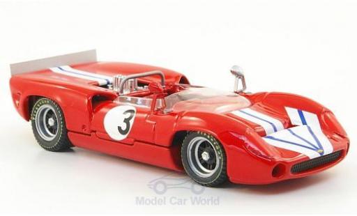 Lola T70 1968 1/43 Best Spider No.3 Bridgehampton 1968 G.Ralph modellino in miniatura