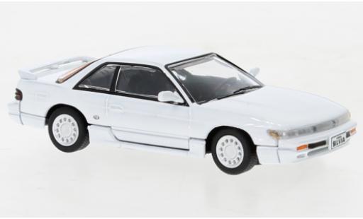 Nissan Silvia 1/64 BM Creations (S13) bianco modellino in miniatura