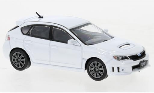 Subaru Impreza 1/64 BM Creations WRX bianco 2009 modellino in miniatura