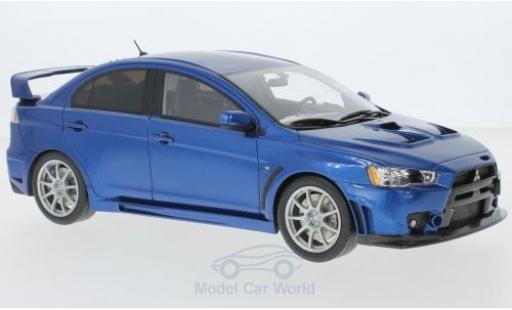 Mitsubishi Lancer 1/18 BM Creations Evolution X metallico blu modellino in miniatura