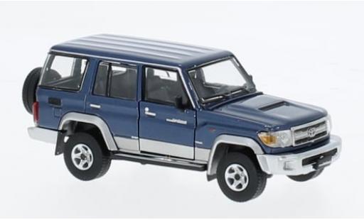Toyota Land Cruiser 1/64 BM Creations (LC76) metallise blau 1:64 modellino in miniatura